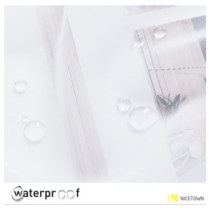 Waterproof Sheer Outdoor Curtains#color_ivory