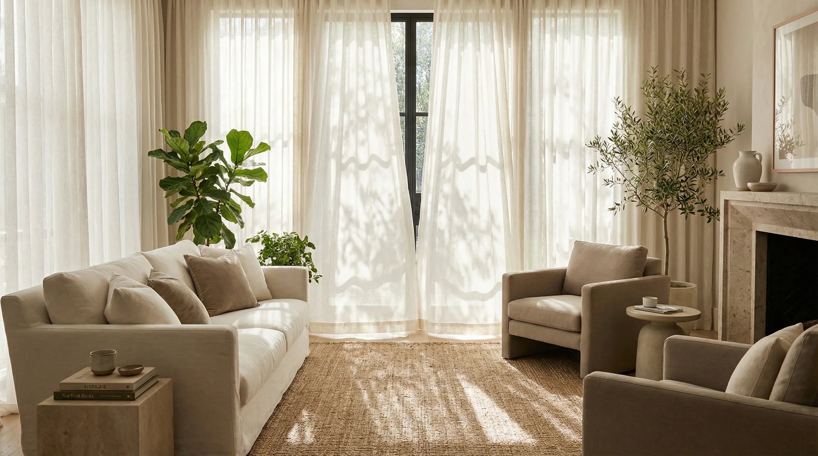 Sheer curtain fabrics: How light filtering works