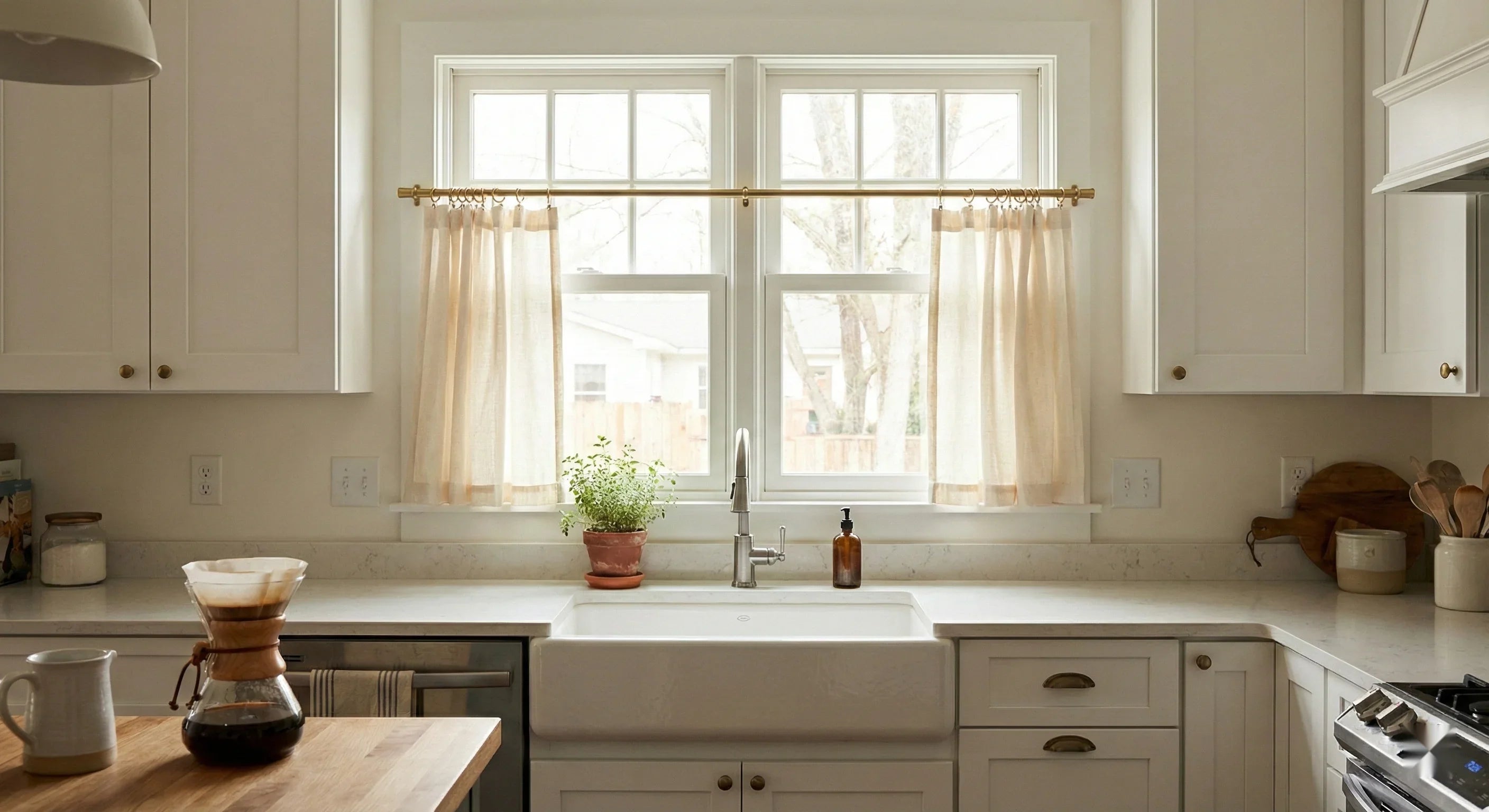 Practical kitchen window curtains that balance style, safety, and easy cleaning