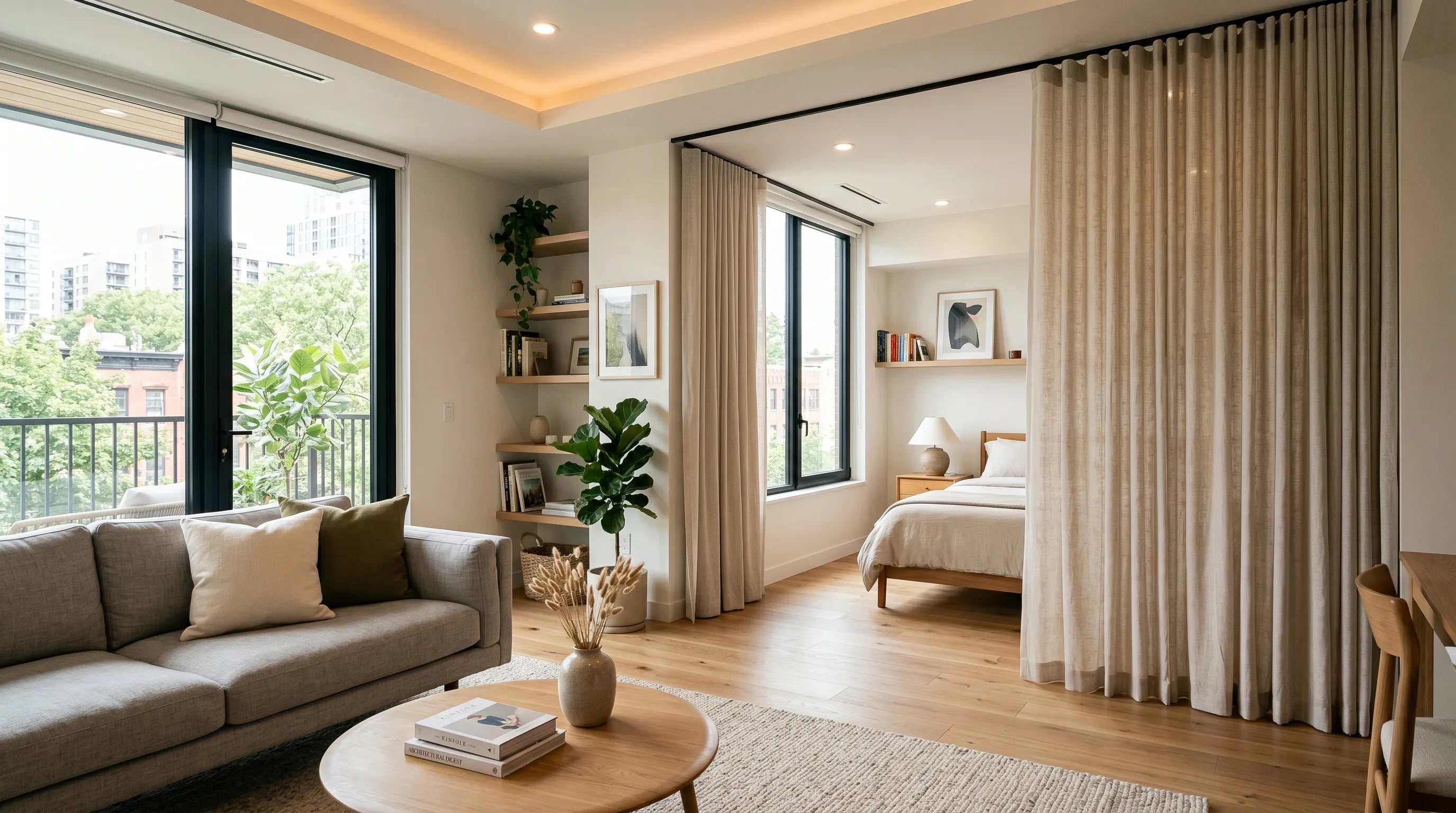 Curtains for Open-Concept Spaces: How to Divide a Room Without Building Walls