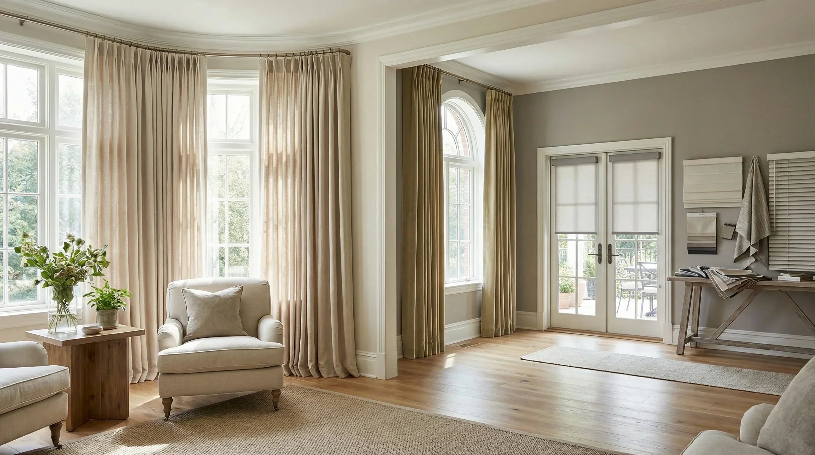 Measuring
and Installing Curtains for Special Window Types
