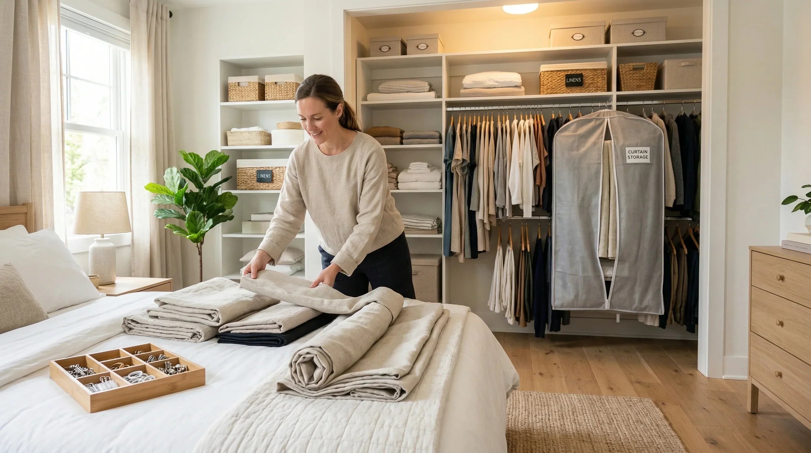 How to Store Curtains: Seasonal Storage and Moving Tips