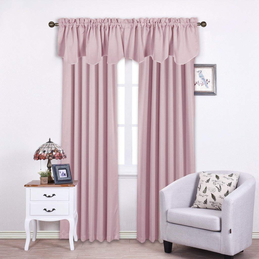 NICETOWN Farmhouse Valances for Windows Rustic Home Decor