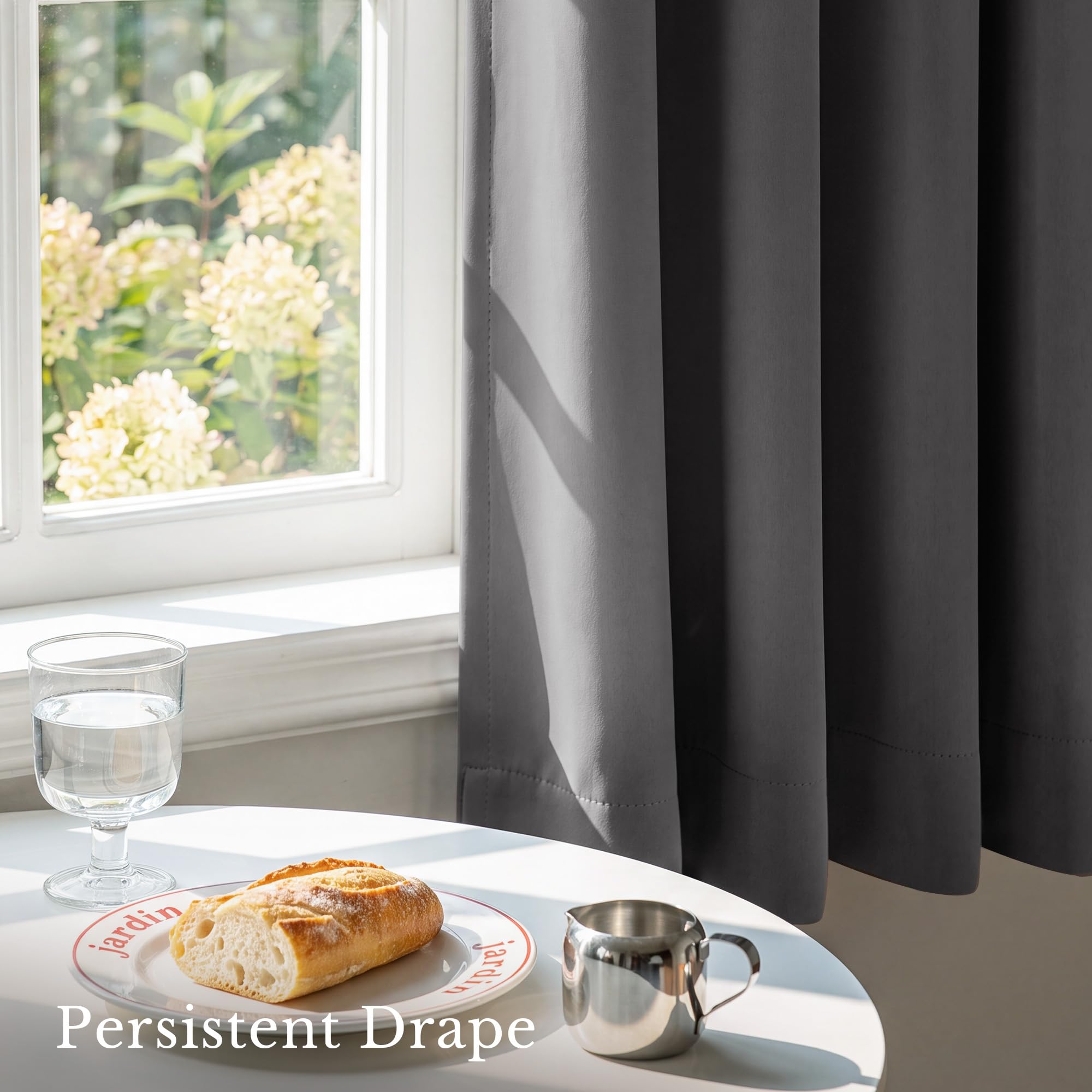 Blackout Privacy Window Ready Made Curtains - 4 Panel