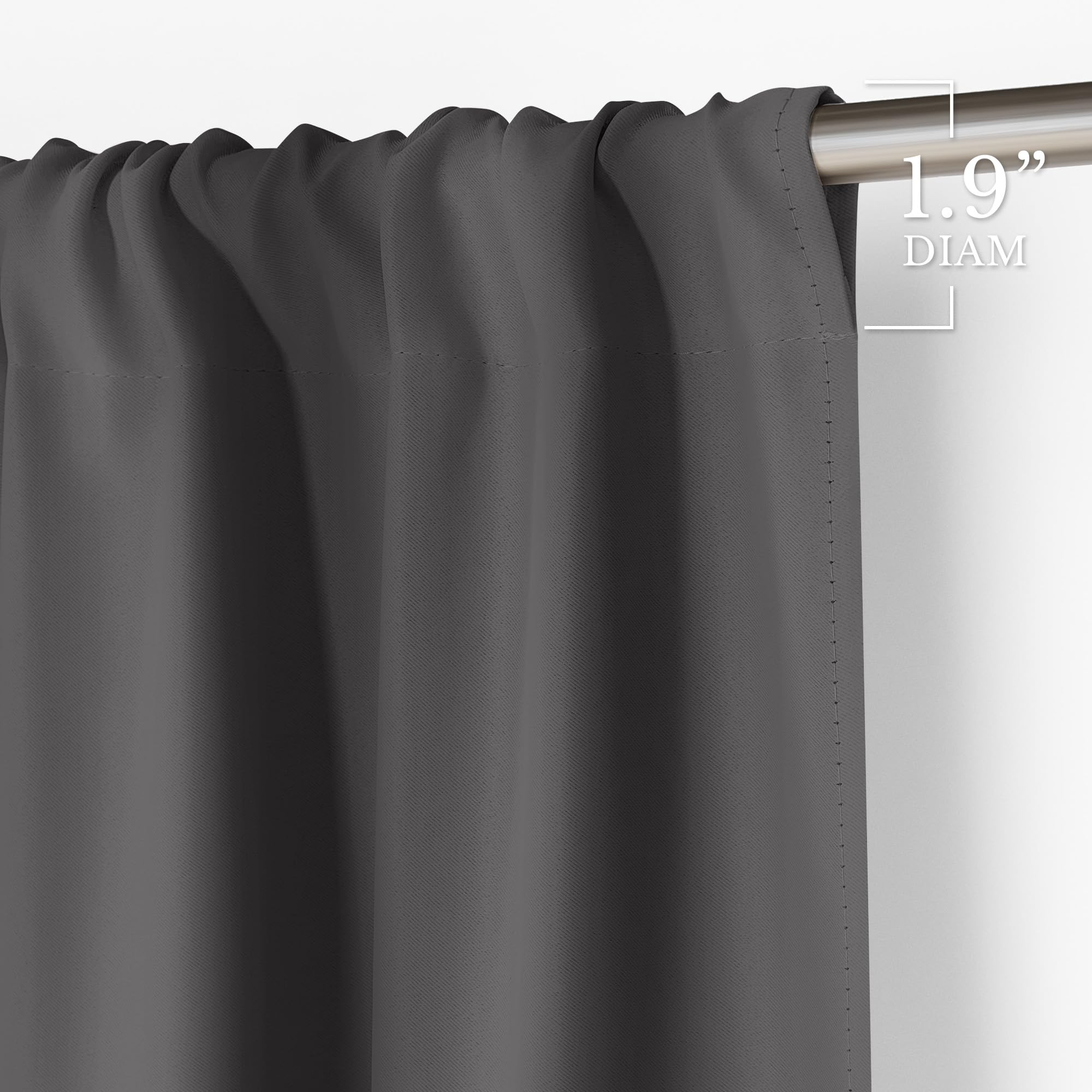 Blackout Privacy Window Ready Made Curtains - 4 Panel