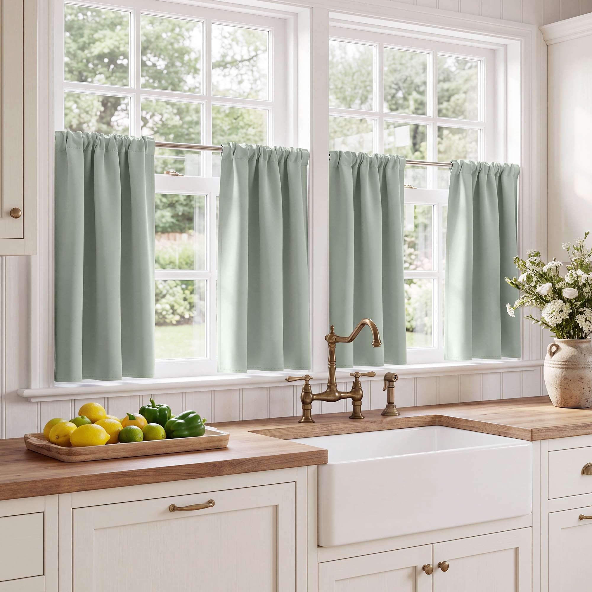 Blackout Privacy Window Ready Made Curtains - 4 Panel