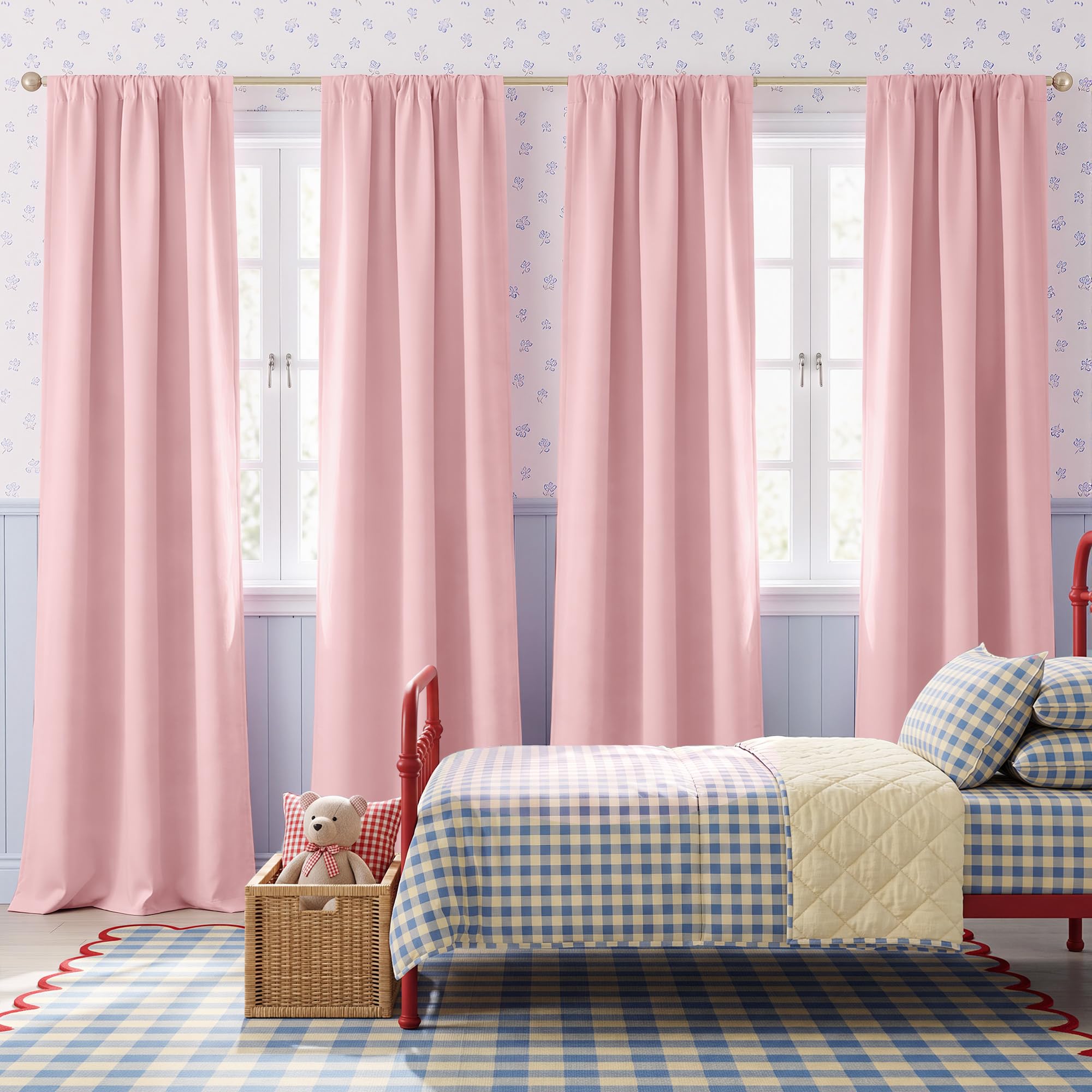 Blackout Privacy Window Ready Made Curtains - 4 Panel