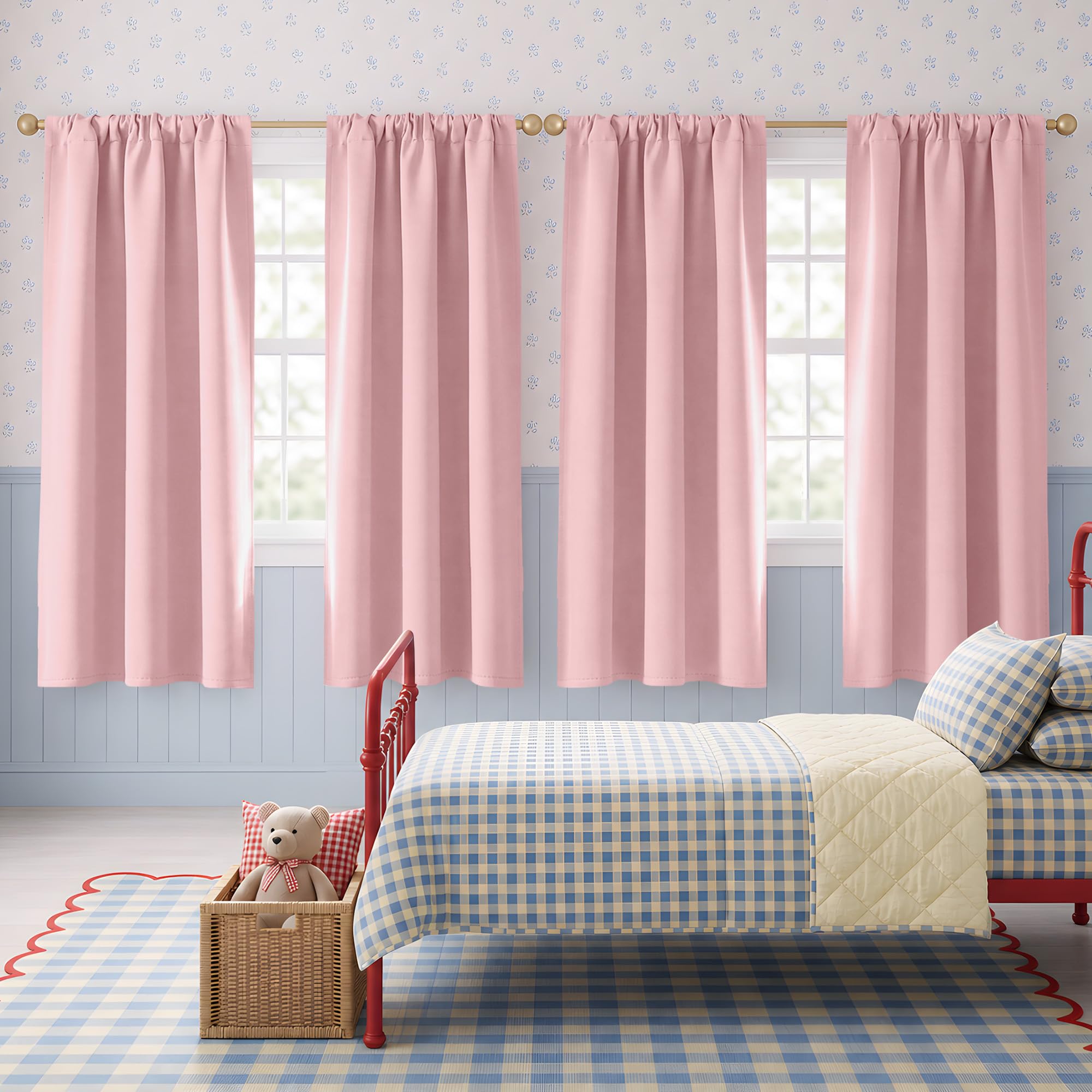 Blackout Privacy Window Ready Made Curtains - 4 Panel