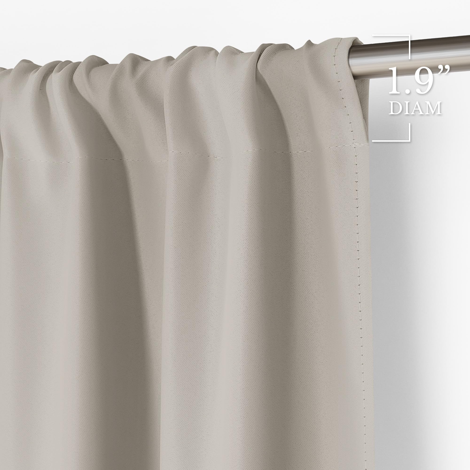 Blackout Privacy Window Ready Made Curtains - 4 Panel
