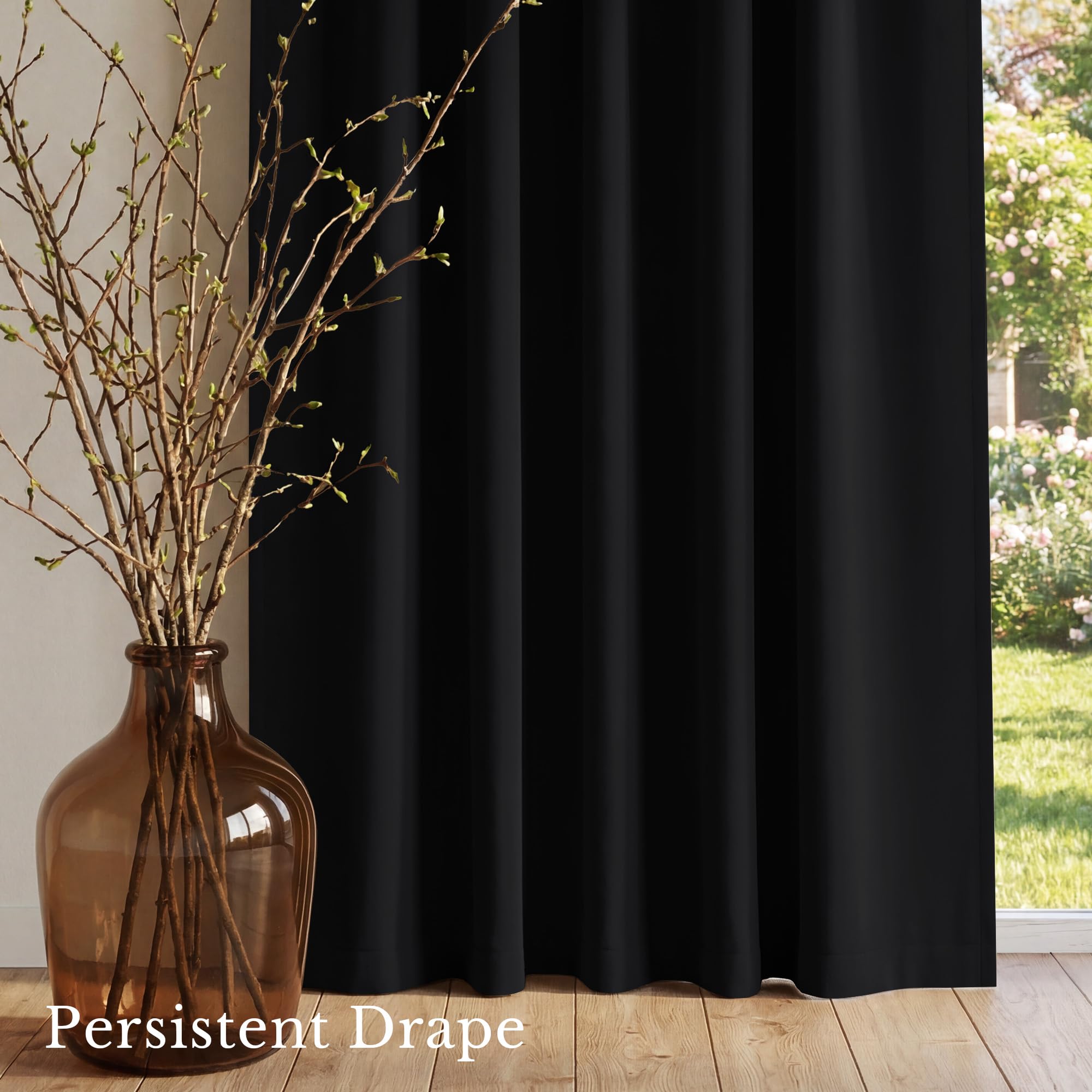 Blackout Privacy Window Ready Made Curtains - 4 Panel