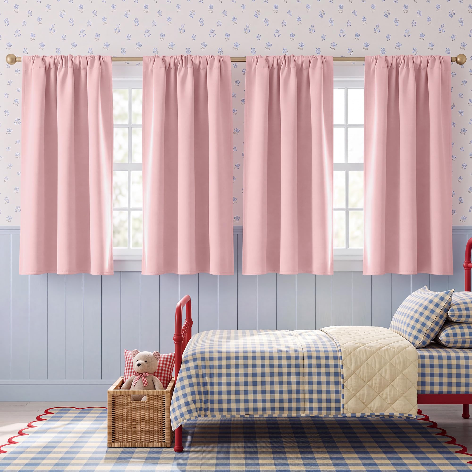 Blackout Privacy Window Ready Made Curtains - 4 Panel