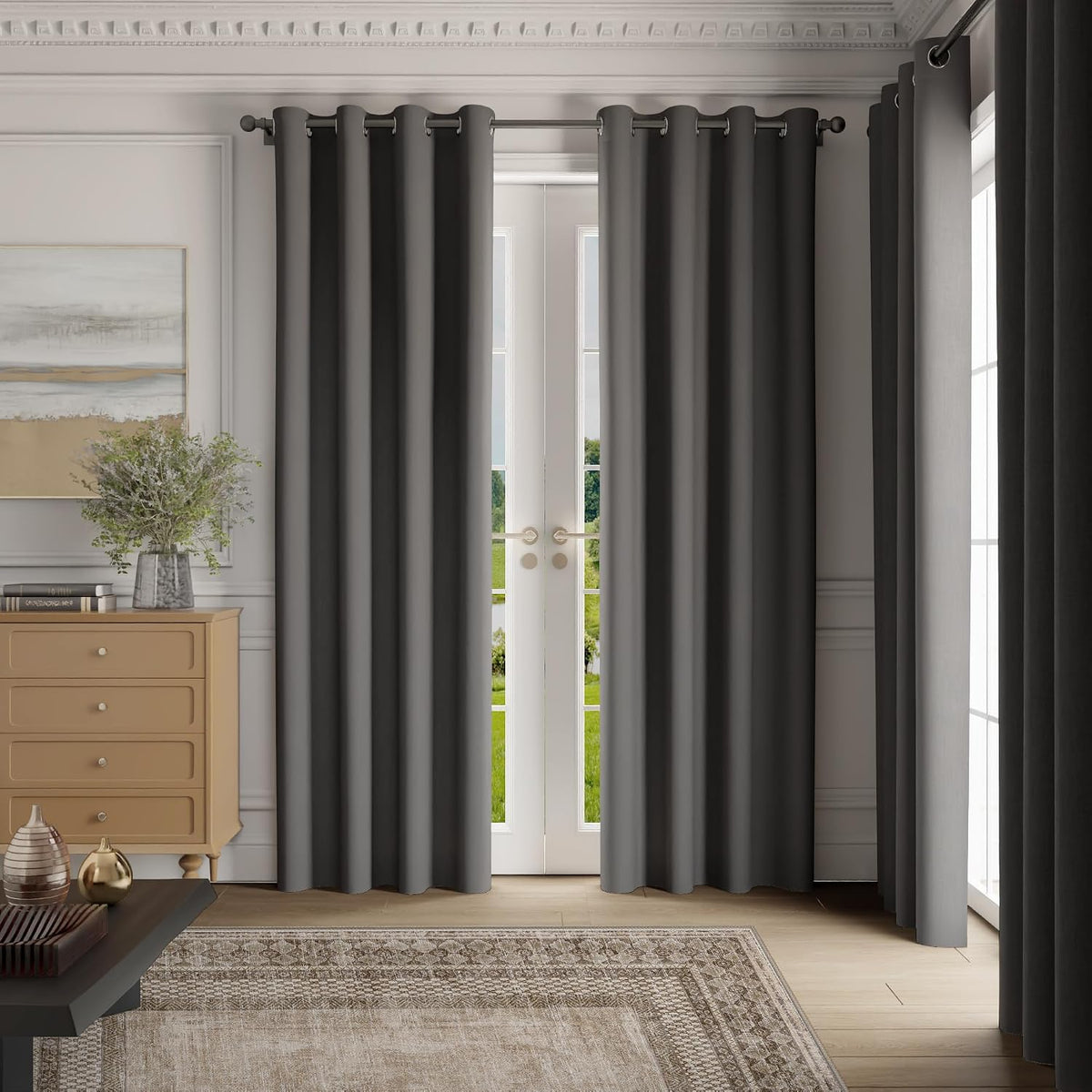 Luna Soundproof 100% Blackout Custom Curtain - Single Panel