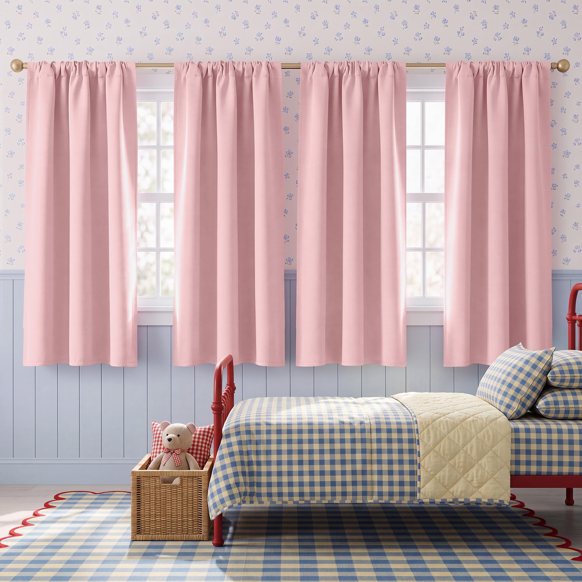Blackout Privacy Window Ready Made Curtains - 4 Panel
