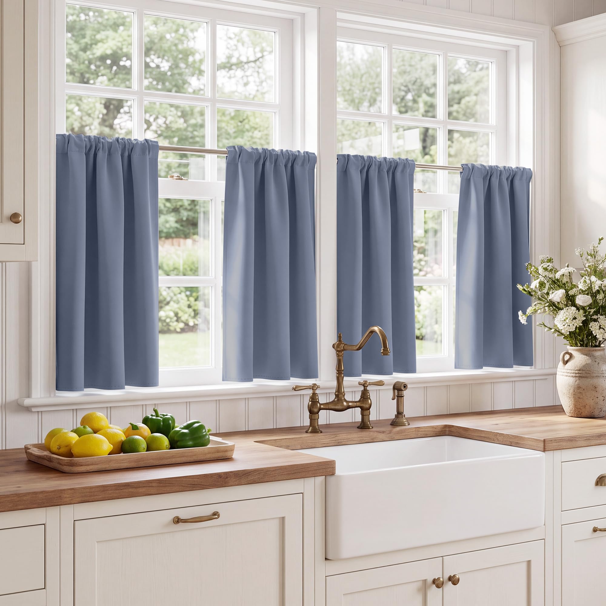 Blackout Privacy Window Ready Made Curtains - 4 Panel