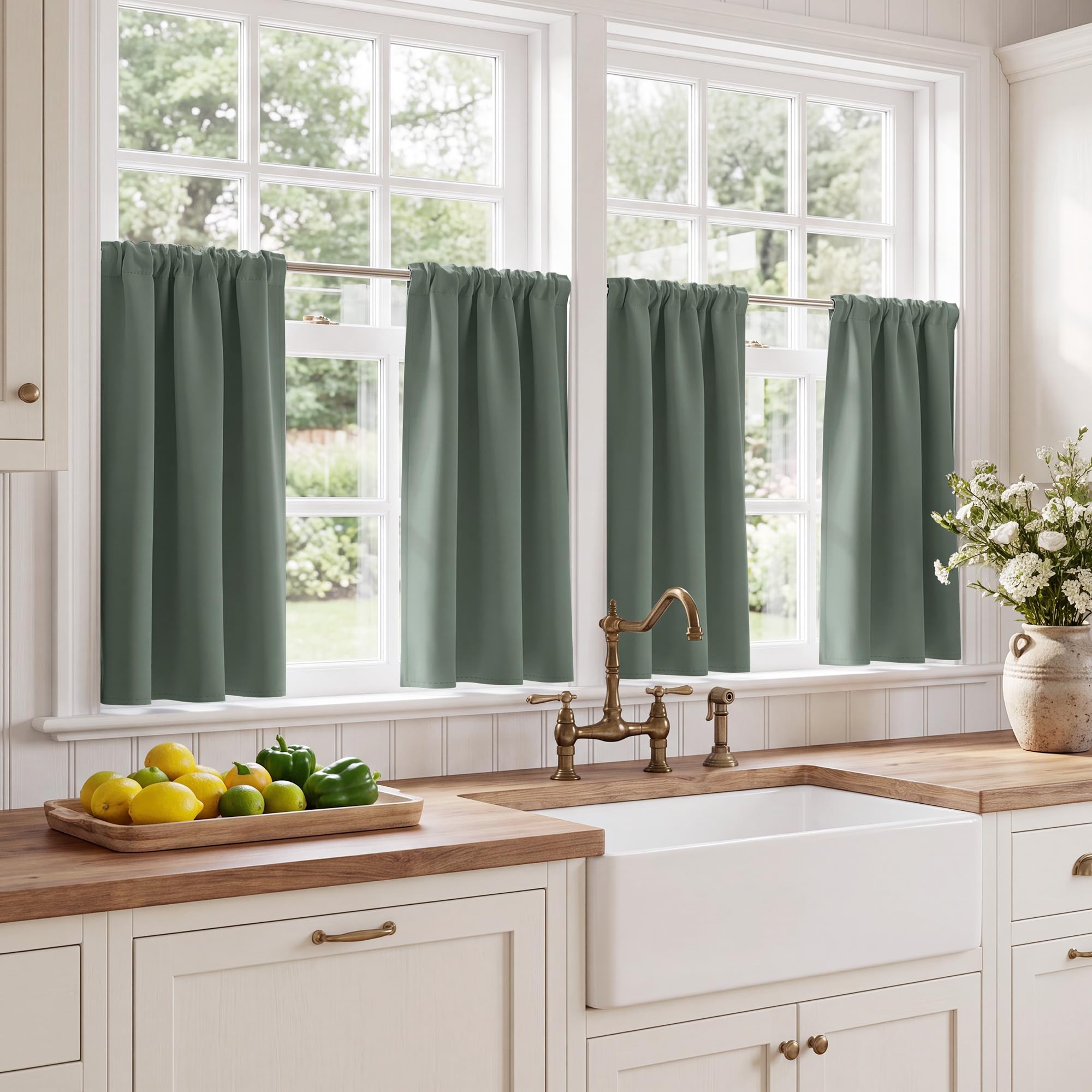 Blackout Privacy Window Ready Made Curtains - 4 Panel