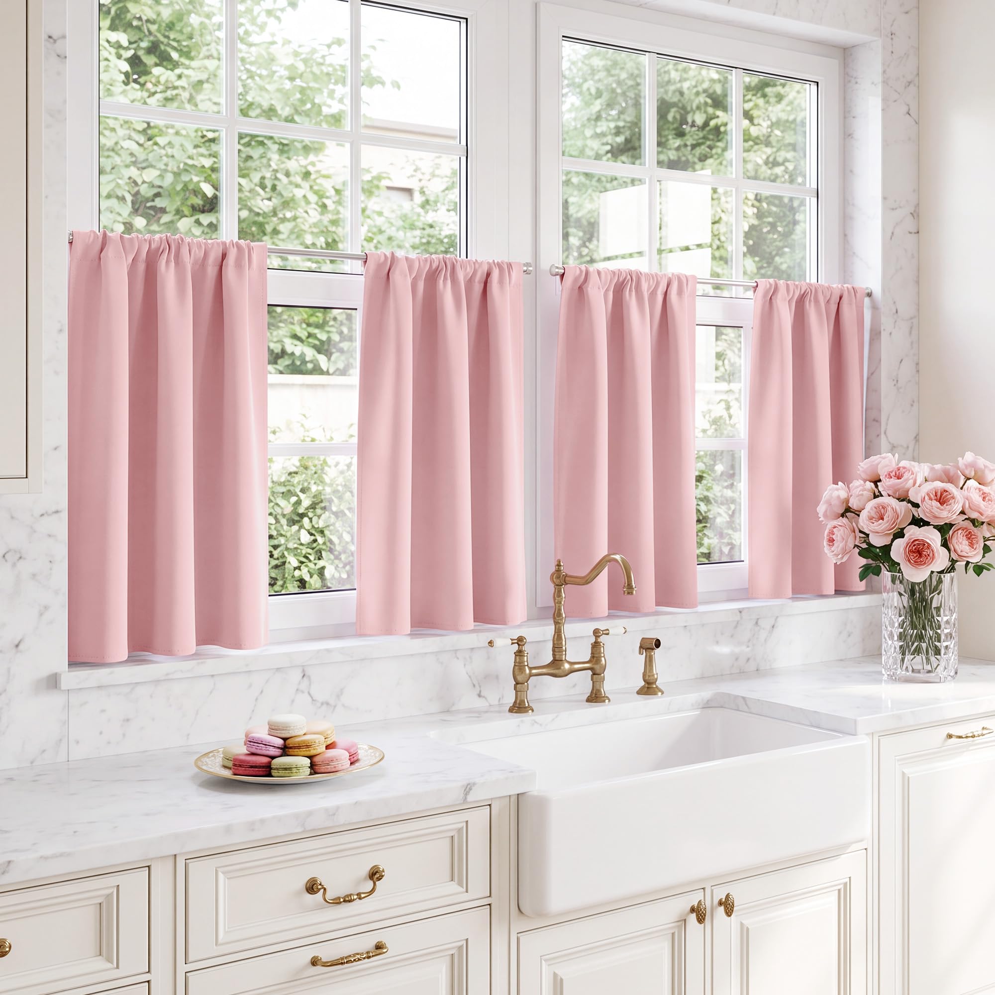 Blackout Privacy Window Ready Made Curtains - 4 Panel