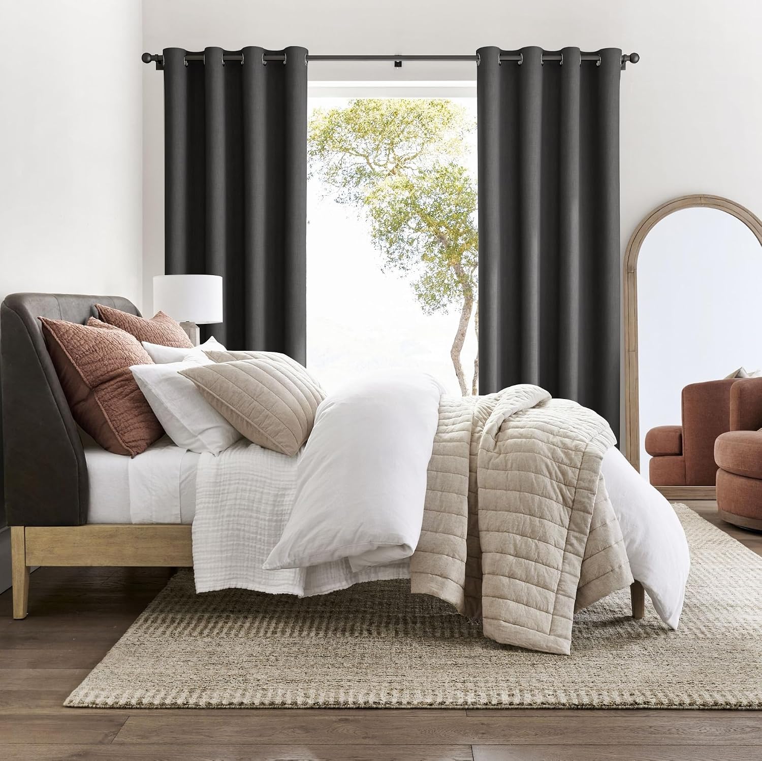 Luna Soundproof 100% Blackout Custom Curtain - Single Panel