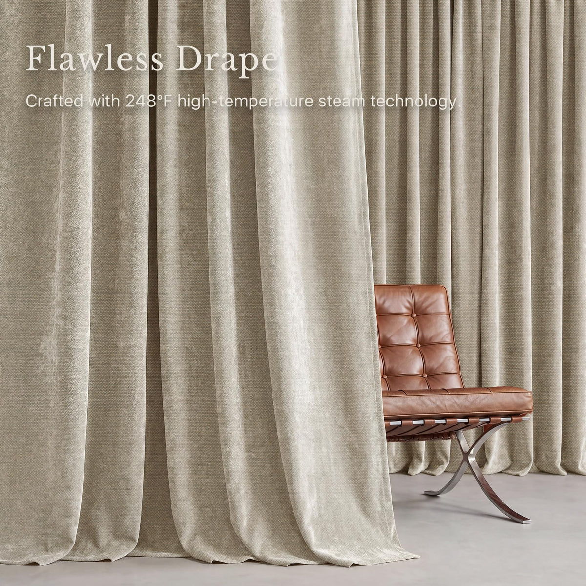 NICETOWN Pinch Pleated Blackout Curtains 84 Inch Long, Red Terracotta