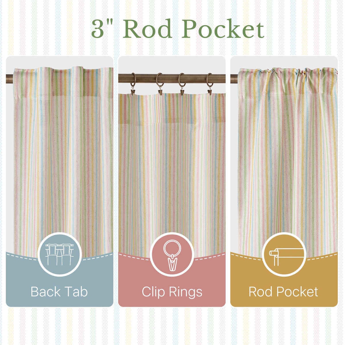 NICETOWN Creamy Yellow Buffalo Plaid Linen Rustic Curtains 84 Inches Long