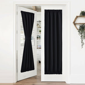 Blackout Door Curtains#color_black