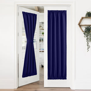 Blackout Door Curtains#color_royal-blue