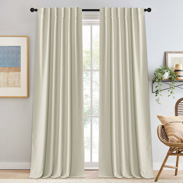 Chenille Blackout Curtains#color_beige