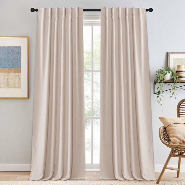 Chenille Blackout Curtains#color_pink