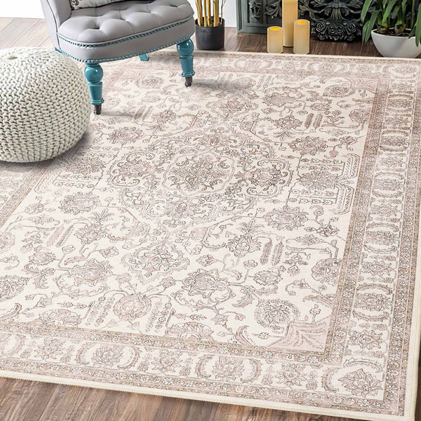 Chenille Area Rug - Floral's Dance
