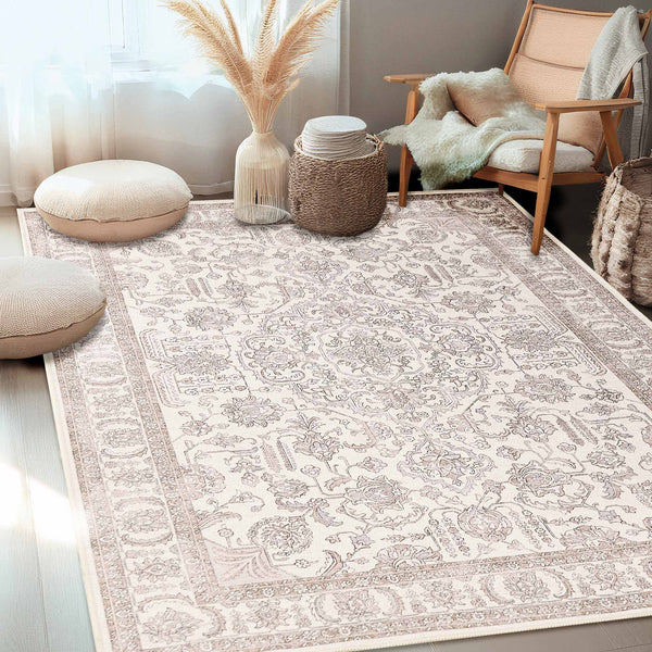 Chenille Area Rug - Floral's Dance