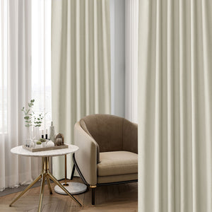 Chenille Blackout Curtains#color_beige