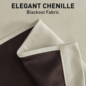 Chenille Blackout Curtains#color_beige