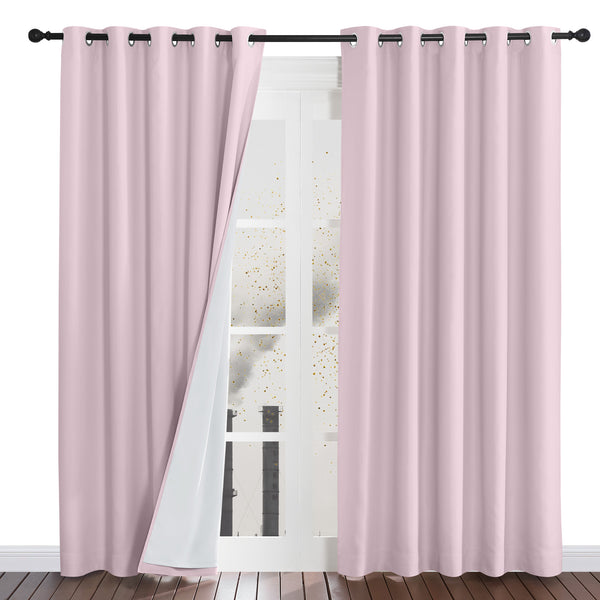 Four-Layer Dustproof Curtains#color_baby-pink