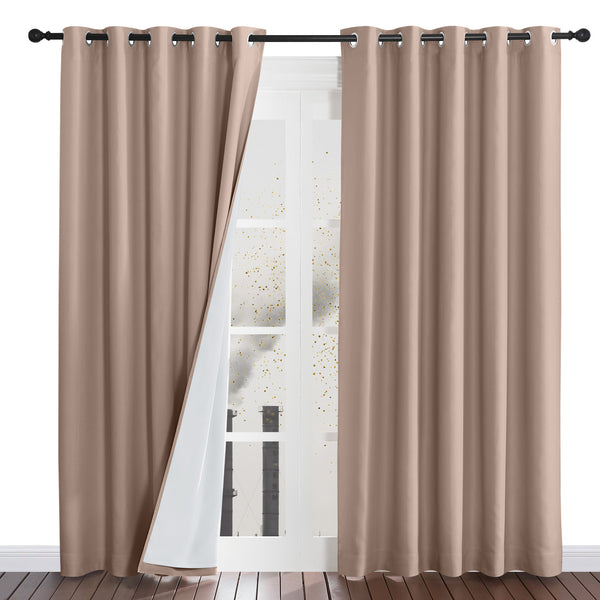 Four-Layer Dustproof Curtains#color_cappuccino