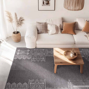 Faux Wool Rug - The Dream of Mobius#color_grey