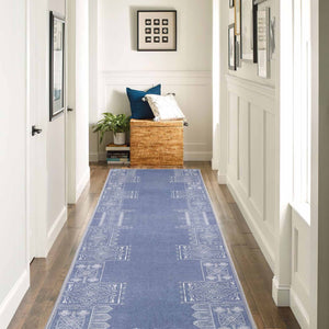 Faux Wool Rug - The Dream of Mobius#color_stone-blue