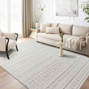 Jacquard Chenille Area Rug - Tubekale Moroccan