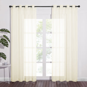 Light Sheer Curtains#color_cream-beige