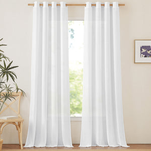 Linen Curtains#color_white