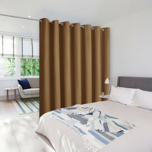 Room Divider Curtains#color_gold-brown