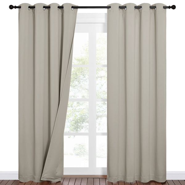 Sound Barrier 100% Blackout Divider Curtains#color_natural