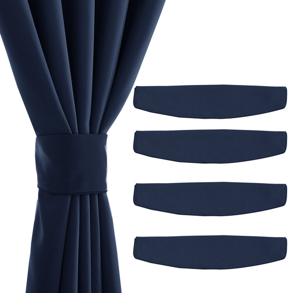 Strong Magnetic Curtain Tiebacks#color_navy-blue