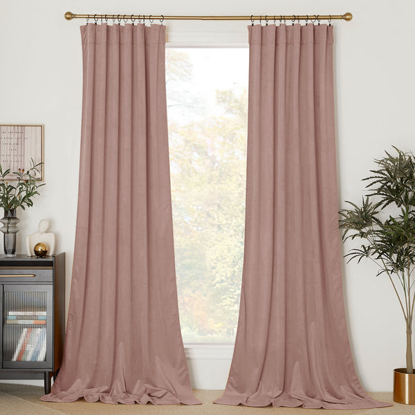 Velvet Curtains#color_dusty-pink