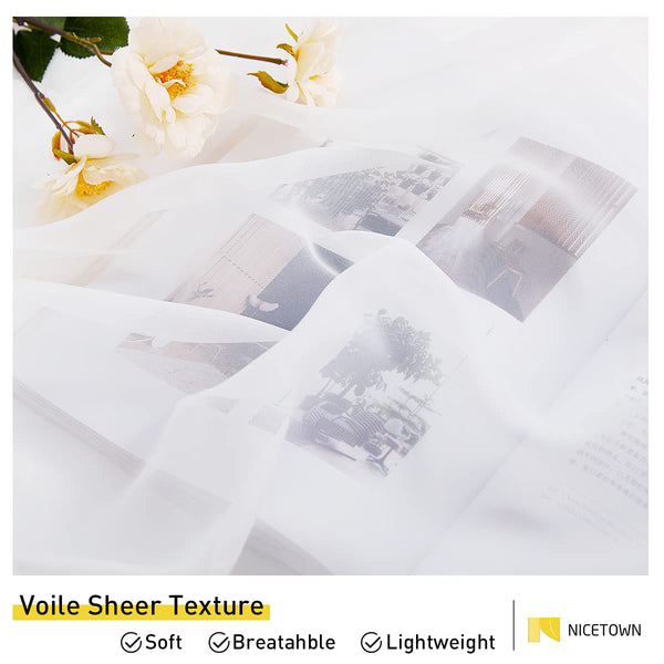 Waterproof Sheer Outdoor Curtains#color_ivory