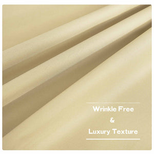 Waterproof Canvas Outdoor Curtains#color_beige