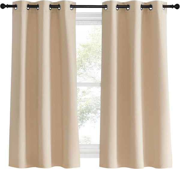 Blackout Thermal Insulated Grommet Window Drapes (Pair)