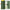 Visual comparison of dark green privacy curtains. Left panel completely blocks view, right panel reveals hand.