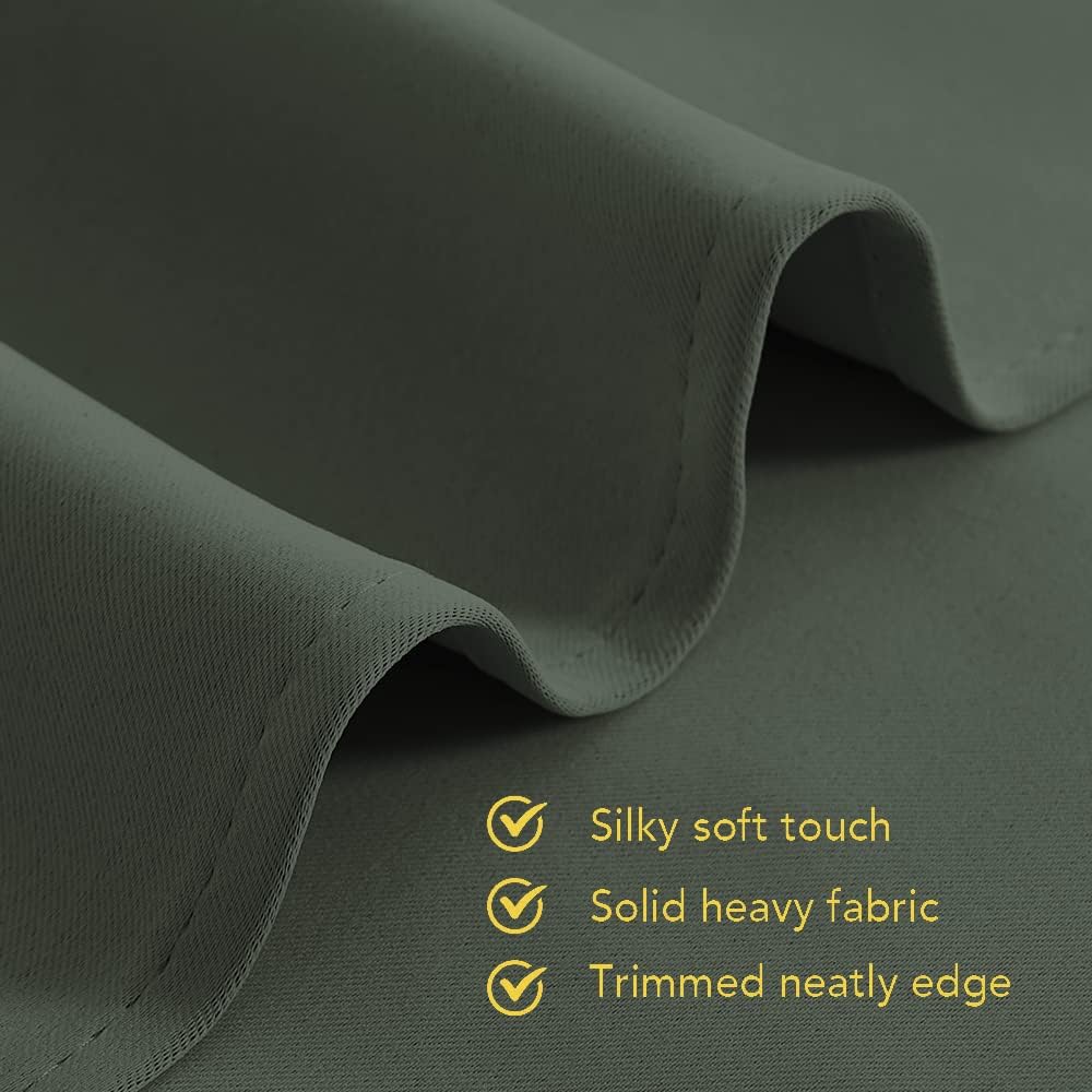 Blackout Thermal Insulated Grommet Window Drapes (Pair)