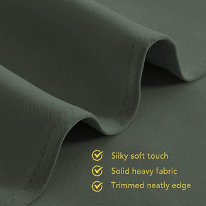 Blackout Thermal Insulated Grommet Window Drapes (Pair)
