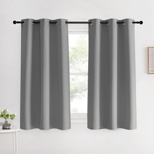 Blackout Thermal Insulated Grommet Window Drapes (Pair)