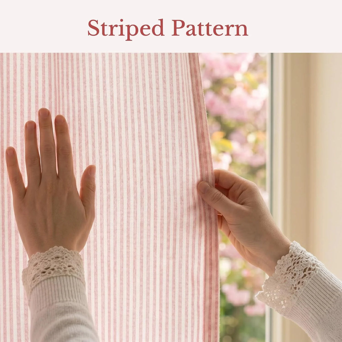 Gingham Tie Top Light Filtering Curtains – NICETOWN Gingham Tie Top Light Filtering Curtains – NICETOWN